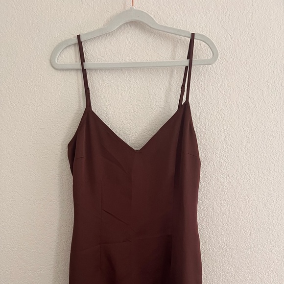 NWT Satin Abercrombie midi dress - Picture 2 of 4
